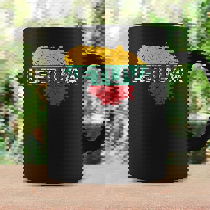 リトアニア国旗 Lietuva アンティーク調 メンズ レディース キッズ コーヒーマグ ギフトのアイデア