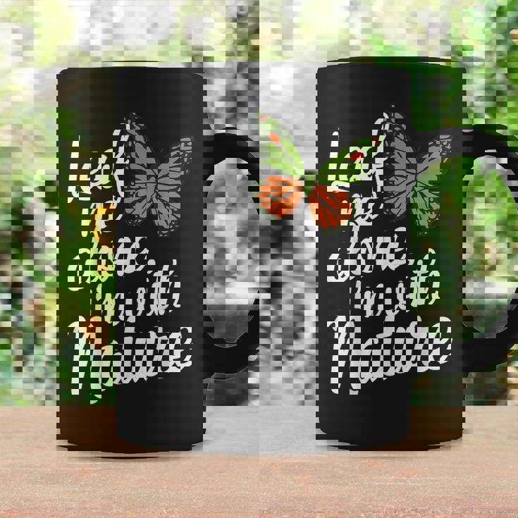 リーフ・ミー・アローン・ネイチャー・デザイン コーヒーマグ ギフトのアイデア