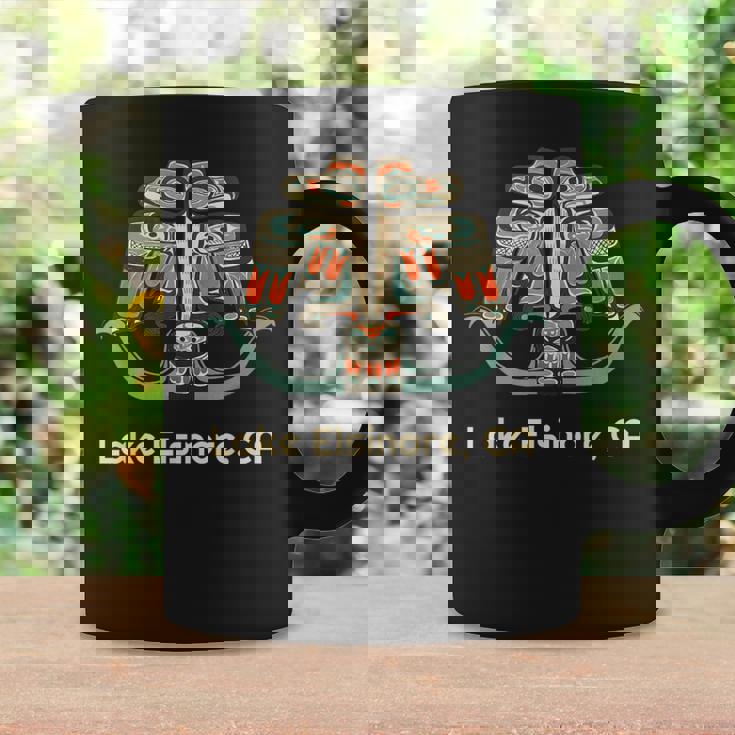 レイク・エルシノア カリフォルニア サンダーバード Nw ネイティブアメリカン コーヒーマグ ギフトのアイデア