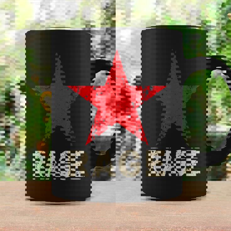 レイジ・アゲインスト・ザ・ミュージック ヴィンテージマシンスタイル コーヒーマグ ギフトのアイデア