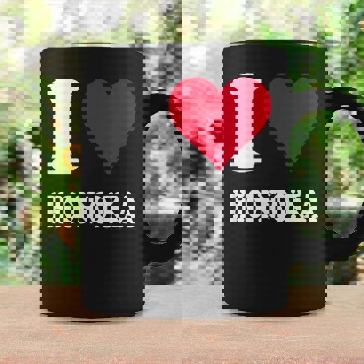 レッドハート I Love Honoka コーヒーマグ ギフトのアイデア