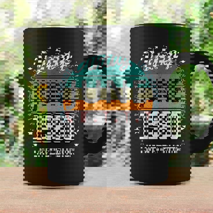 レトロ 45歳 ヴィンテージ 1980年6月 45歳の誕生日 男性 女性 コーヒーマグ ギフトのアイデア