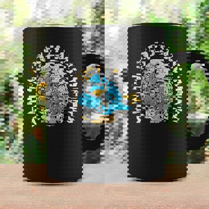 レトロ スケルトン ビーチ サンタクルーズ コーヒーマグ ギフトのアイデア