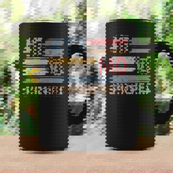 レトロ スプリングフィールド エリアコード 417 ミズーリ州 コーヒーマグ ギフトのアイデア