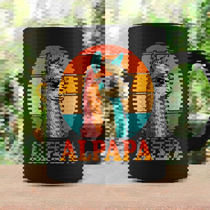 レトロ ヴィンテージ Alpapa アルパカ 恋人 ラマ 父の日 コーヒーマグ ギフトのアイデア