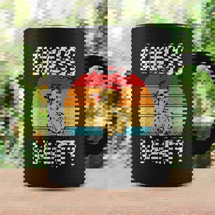 レトロ ヴィンテージ Guess What チキンバット コーヒーマグ ギフトのアイデア