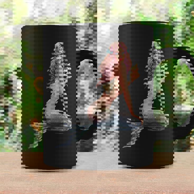 レトロ ヴィンテージ ピンナップ ガール マーメイド コーヒーマグ ギフトのアイデア