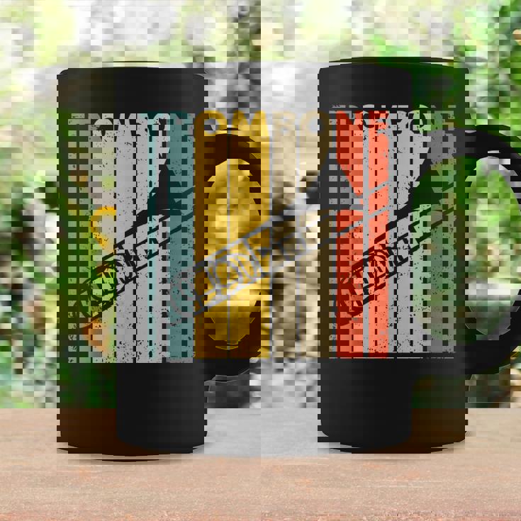 レトロトロンボーン I 吹奏楽部 I ミュージシャン I トロンボーン コーヒーマグ ギフトのアイデア