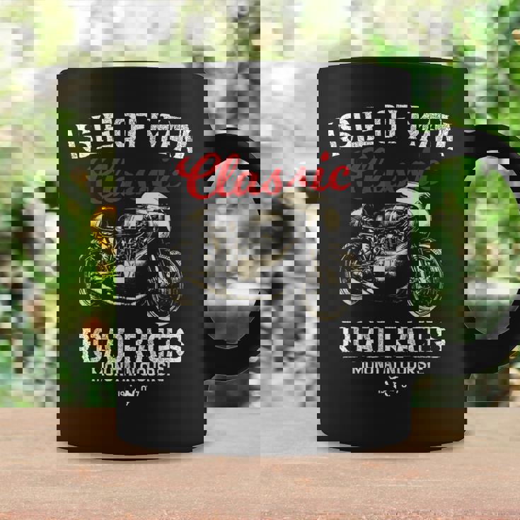 レトロマン島ttレースヴィンテージバイクレース コーヒーマグ ギフトのアイデア