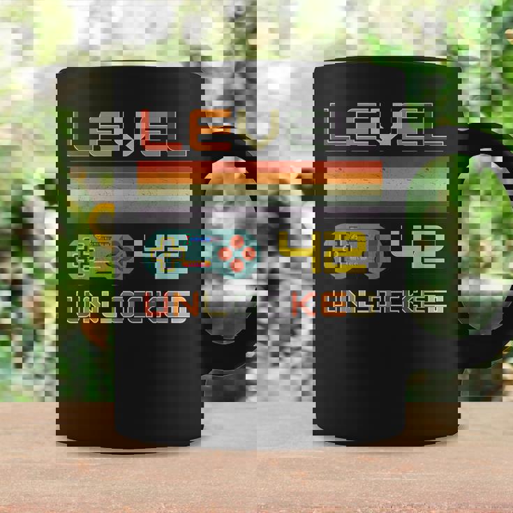 レベル42 アンロック ゲーマー 42歳の誕生日 コーヒーマグ ギフトのアイデア