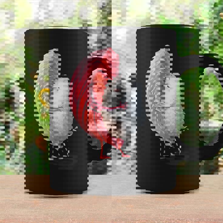 ロマンチック ピンク まぐろ 寿司 ハグ&キス 日本食通 コーヒーマグ ギフトのアイデア