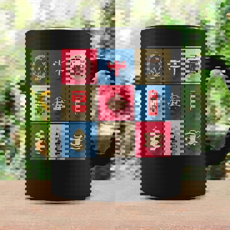 ロンドンバス スカイライン イギリス国旗 ユニオンジャック コーヒーマグ ギフトのアイデア