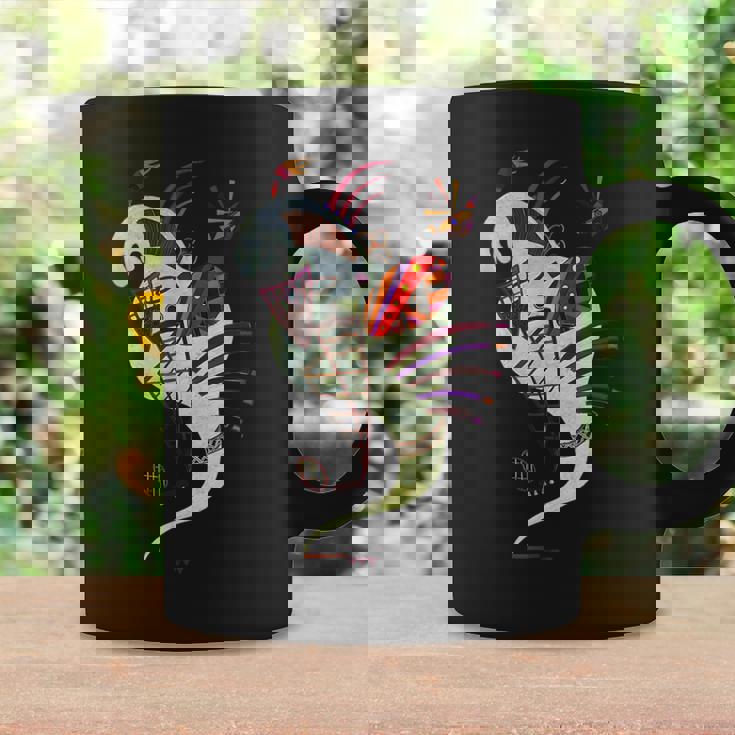 ワシリー・カンディンスキーによる白い幽霊のフィギュア1943 コーヒーマグ ギフトのアイデア