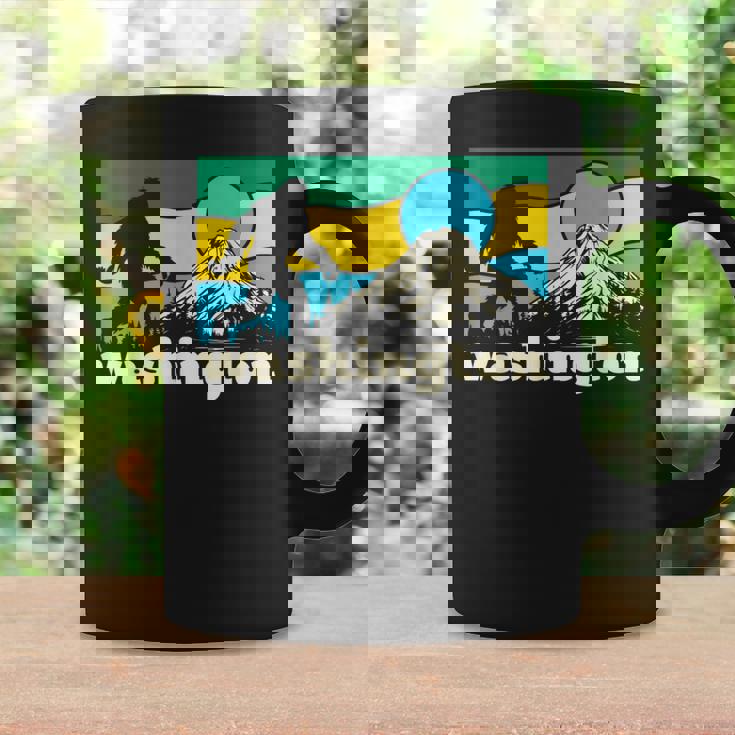 ワシントン州立大学ホームマウンテンズ ビッグフット サスカッチ イエティ ギフト コーヒーマグ ギフトのアイデア