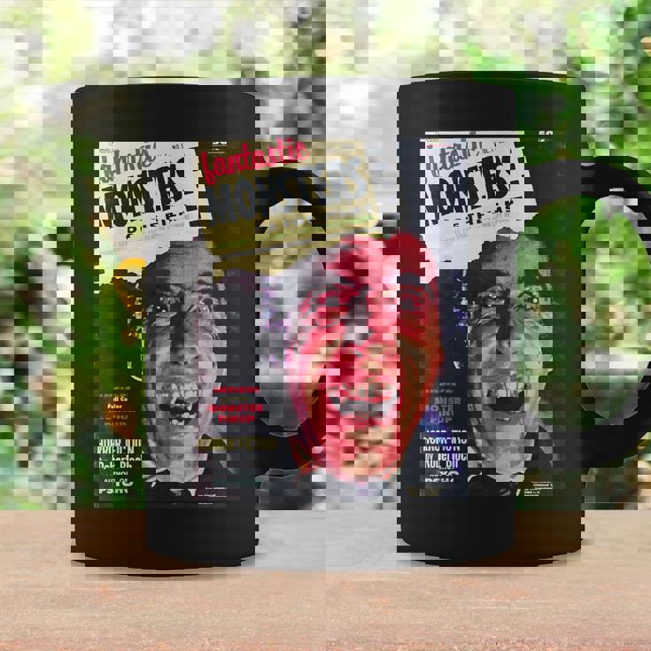 ヴァンパイア ハロウィン ホラー ヴィンテージ ドラキュラ コミックブック レトロ コーヒーマグ ギフトのアイデア