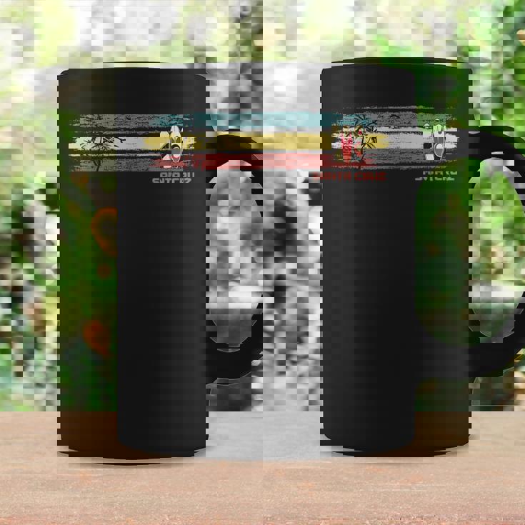 ヴィンテージ サンタクルーズ レトロ サーファー ビーチ サンタクルーズ カリフォルニア コーヒーマグ ギフトのアイデア