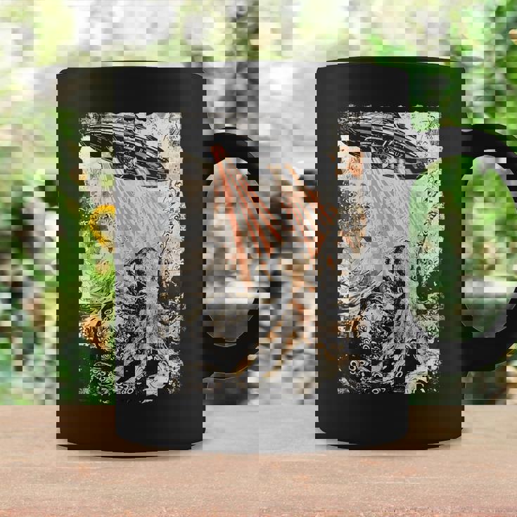 ヴィンテージ タコ Ufo Uap エイリアン タコ タコ コーヒーマグ ギフトのアイデア