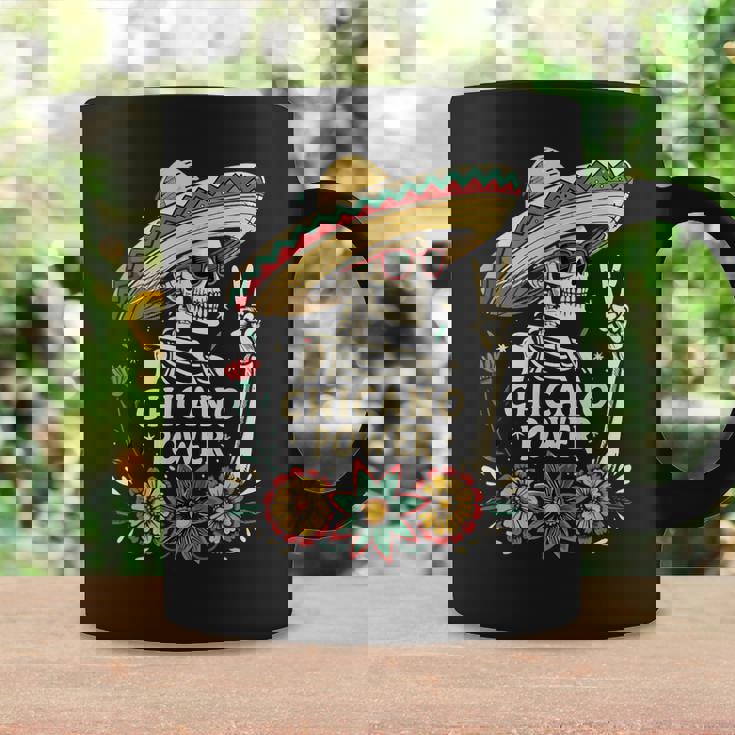 ヴィンテージ チカーノ Día De Los Muertos コーヒーマグ ギフトのアイデア
