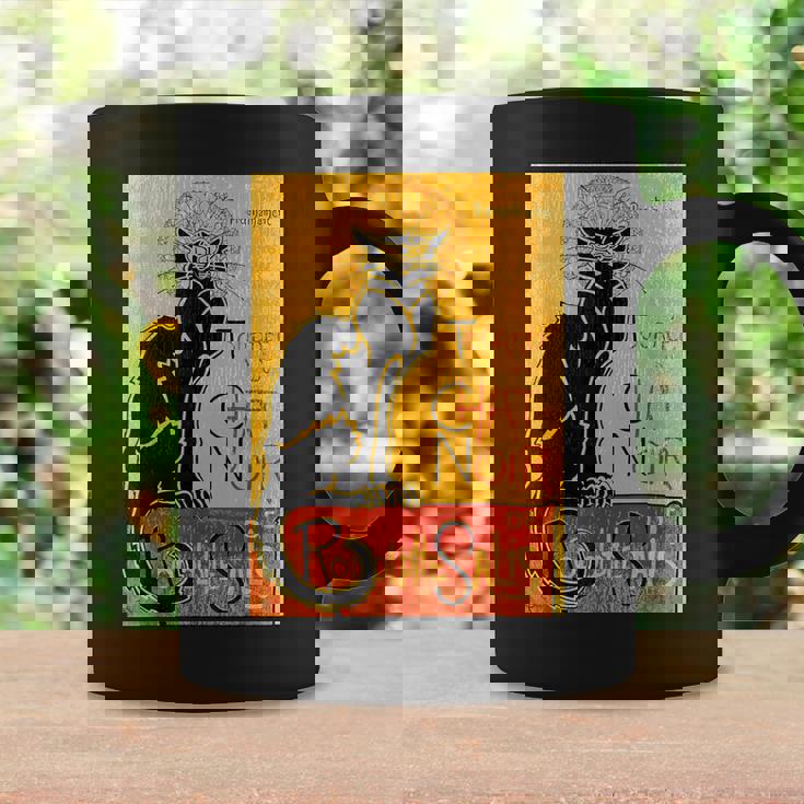 ヴィンテージ トゥール デュ シャ ノワール クロネコ ハロウィン用 コーヒーマグ ギフトのアイデア