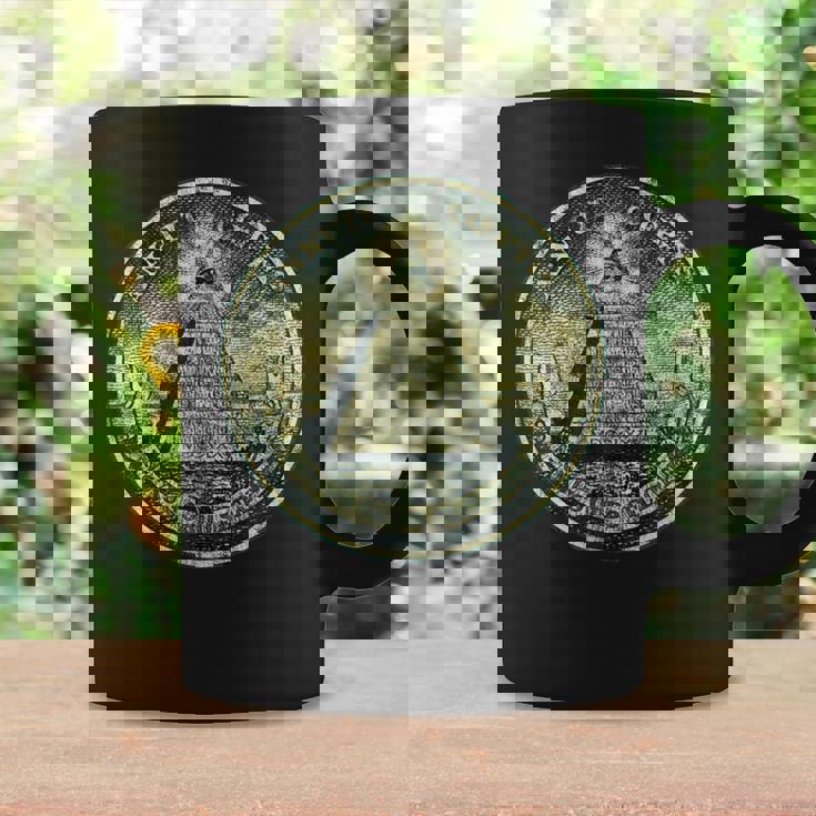 ヴィンテージ ドルビル ノート オールシーイング アイ イルミナティ コーヒーマグ ギフトのアイデア