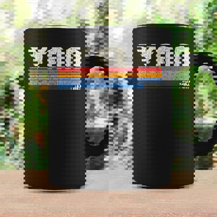 ヴィンテージ レトロ 70年代80年代スタイル バン・アルスティーンの故郷、テキサス州 コーヒーマグ ギフトのアイデア