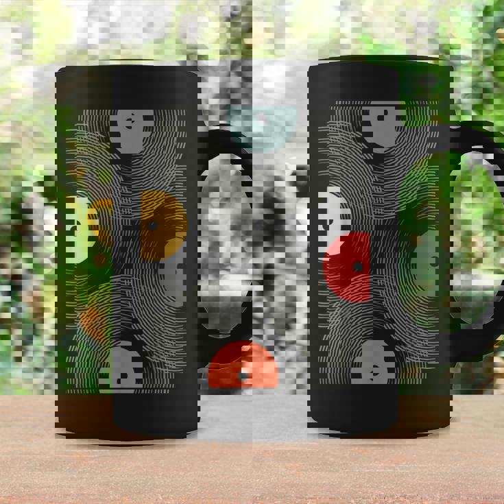 ヴィンテージ レトロレコード レコード モダンアート コーヒーマグ ギフトのアイデア