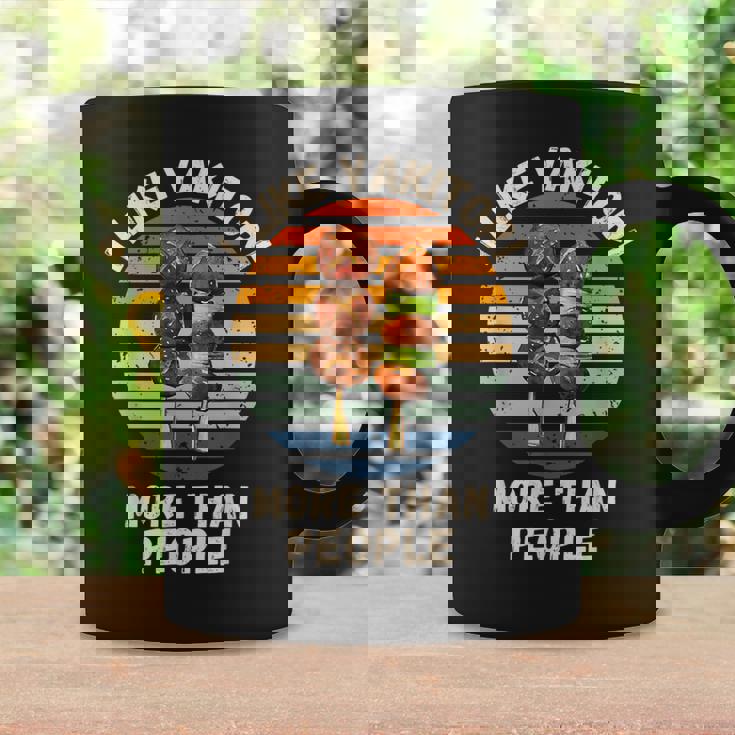 ヴィンテージ 人より焼き鳥が好き レトロ 焼き鳥 コーヒーマグ ギフトのアイデア