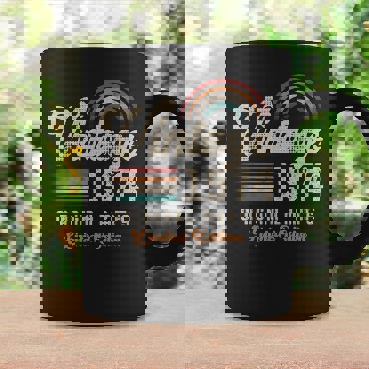 ヴィンテージ1974年、誕生年51年 レトロ コーヒーマグ ギフトのアイデア