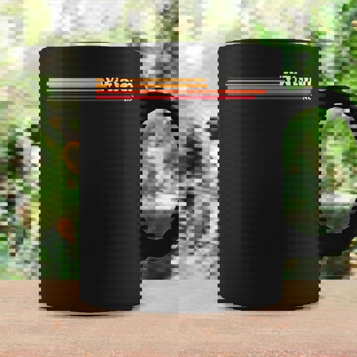 ヴィンテージ1980年代グラフィックスタイルウィルソンノースカロライナ州 コーヒーマグ ギフトのアイデア
