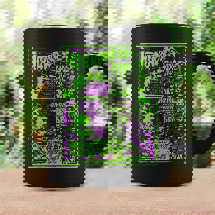 ヴィンテージホラーフェス ハロウィン映画ポスター オールドタイムホラー コーヒーマグ ギフトのアイデア