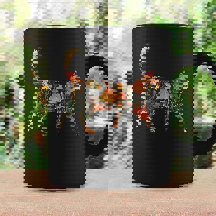 ヴィンテージ・シルエット きのこ草原 コタゴラス・キャット コーヒーマグ ギフトのアイデア