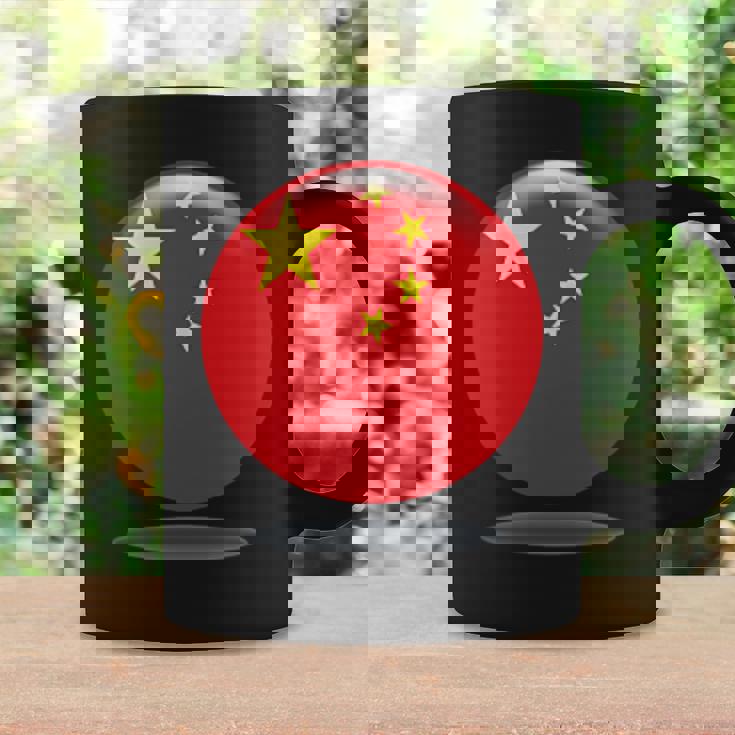 中国国旗サークル 中国人と中国を愛する方 コーヒーマグ ギフトのアイデア