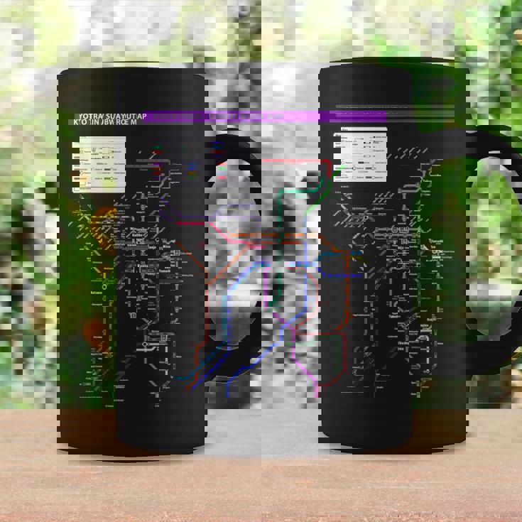 京都日本地下鉄鉄道おみやげ路線図 コーヒーマグ ギフトのアイデア