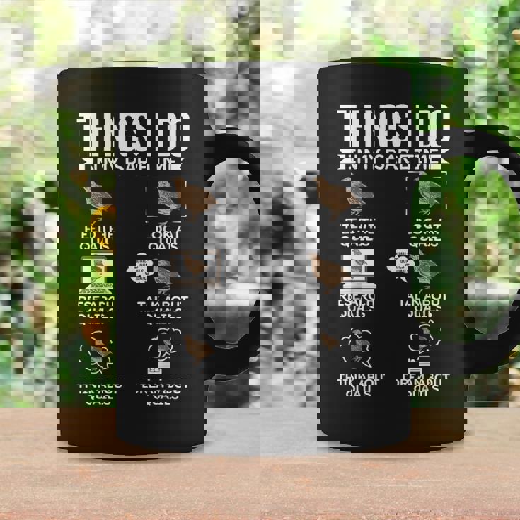 余暇にやること ウズラの鳥狩り ウズラ コーヒーマグ ギフトのアイデア