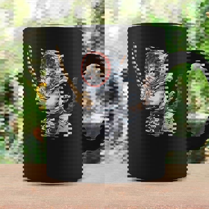 剣道ファイター 猫 面白 日本格闘技・猫好き コーヒーマグ ギフトのアイデア
