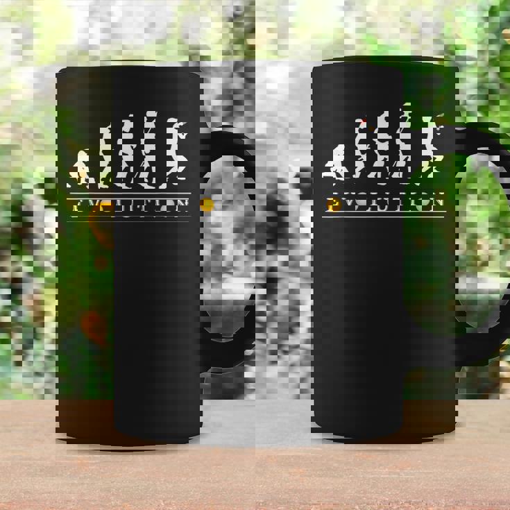 おもしろ 卓球 人類の進化 かっこいい 卓球 ネタ デザイン 卓球の選手 コーヒーマグ ギフトのアイデア