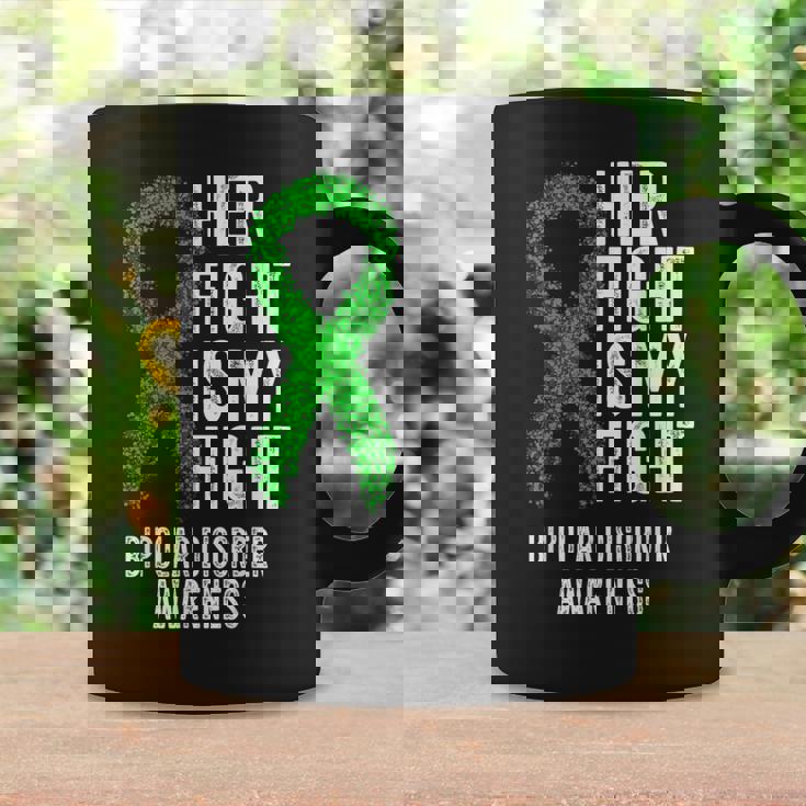 双極性障害彼女の戦いは私の戦い双極性障害 コーヒーマグ ギフトのアイデア