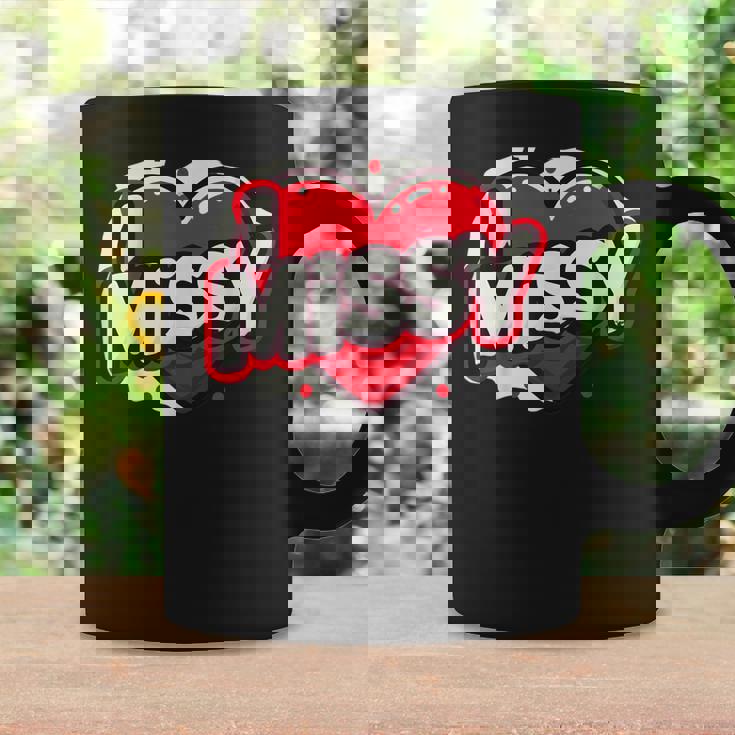 名前入り Missy I Love Missy コーヒーマグ ギフトのアイデア