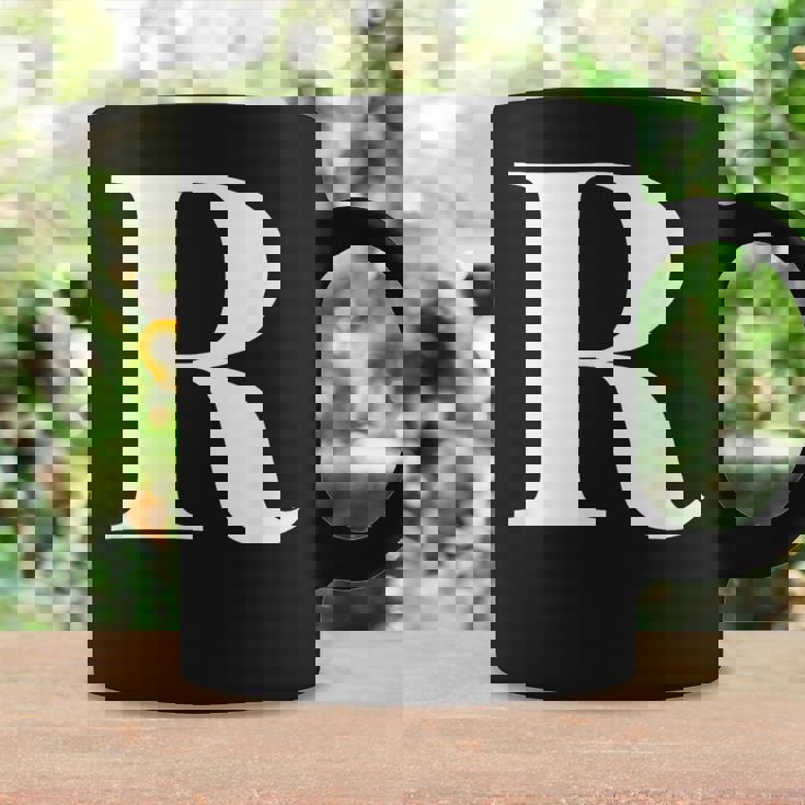 名前入り アルファベット イニシャル文字 R ギフト コーヒーマグ ギフトのアイデア
