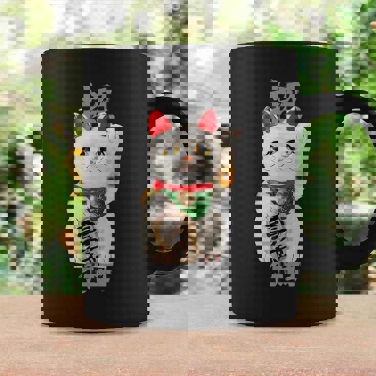 和風招き猫デザイン 縁起物アート 招福と金運アップ コーヒーマグ ギフトのアイデア