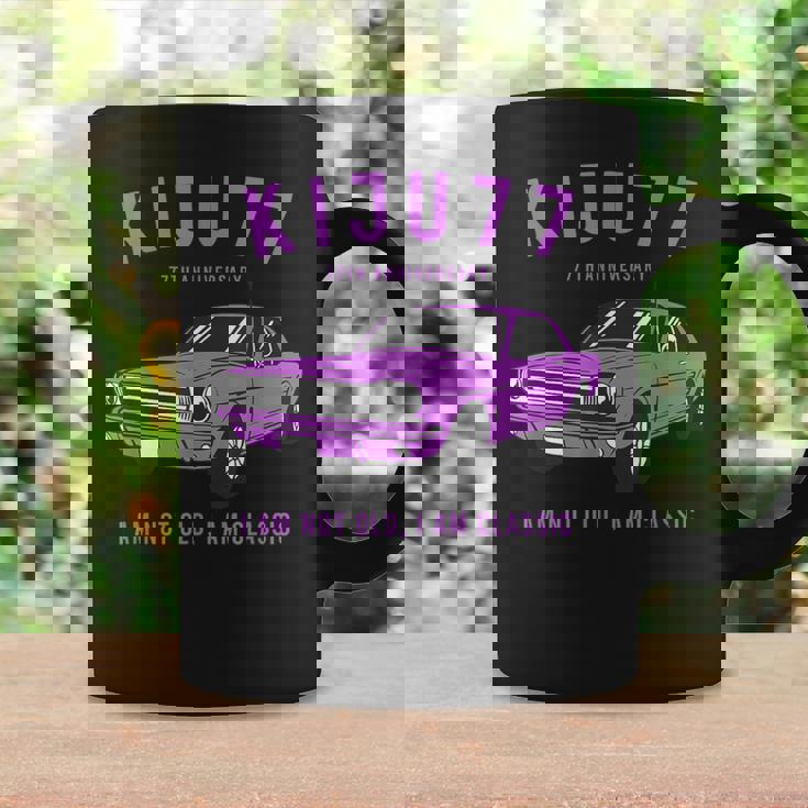 喜寿祝い 車好き 父 男性 おしゃれ クラシックカー 77歳 I'm Not Old I'm Classic コーヒーマグ ギフトのアイデア