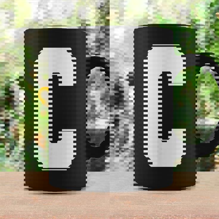 大文字 C アルファベット モノグラム イニシャル コーヒーマグ ギフトのアイデア