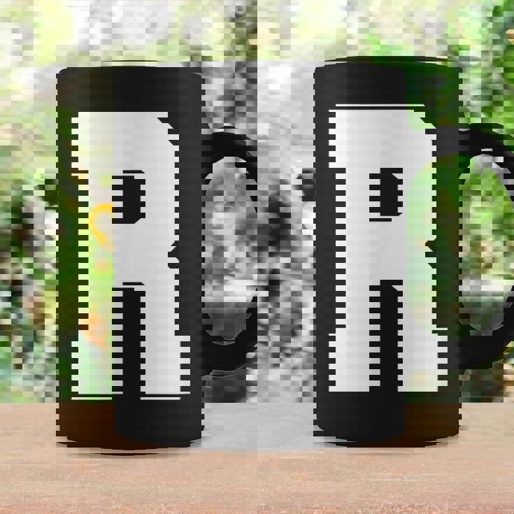 大文字 R アルファベット モノグラム イニシャル コーヒーマグ ギフトのアイデア