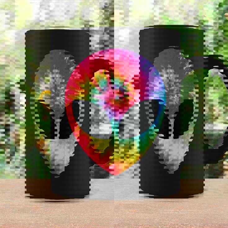 宇宙人 エイリアン Ufo ヒッピー タイダイ コーヒーマグ ギフトのアイデア