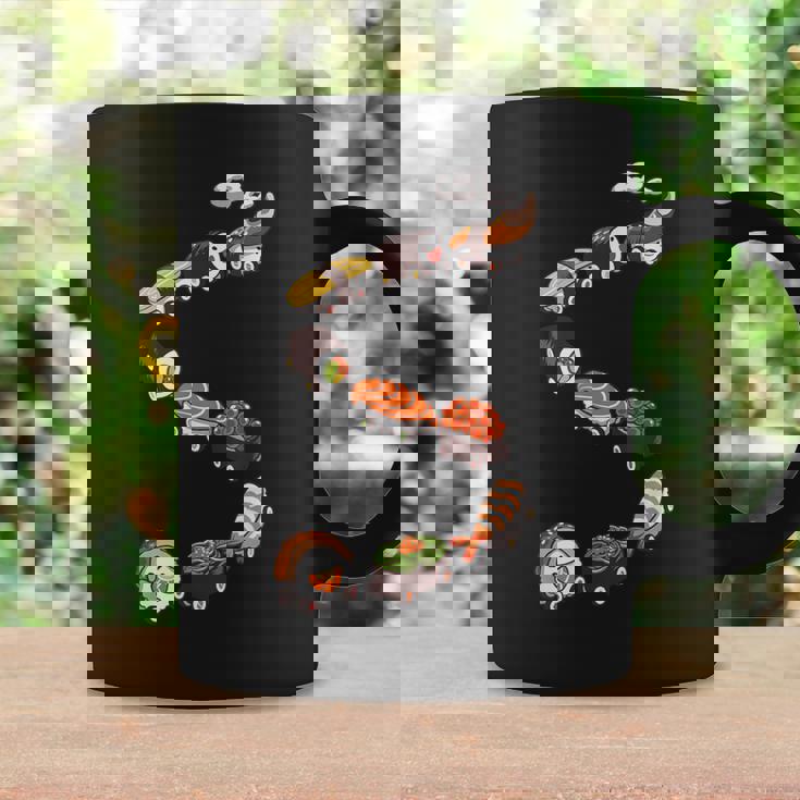 寿司 の 電車 すし いくら サーモン たまご 鉄火巻き コーヒーマグ ギフトのアイデア