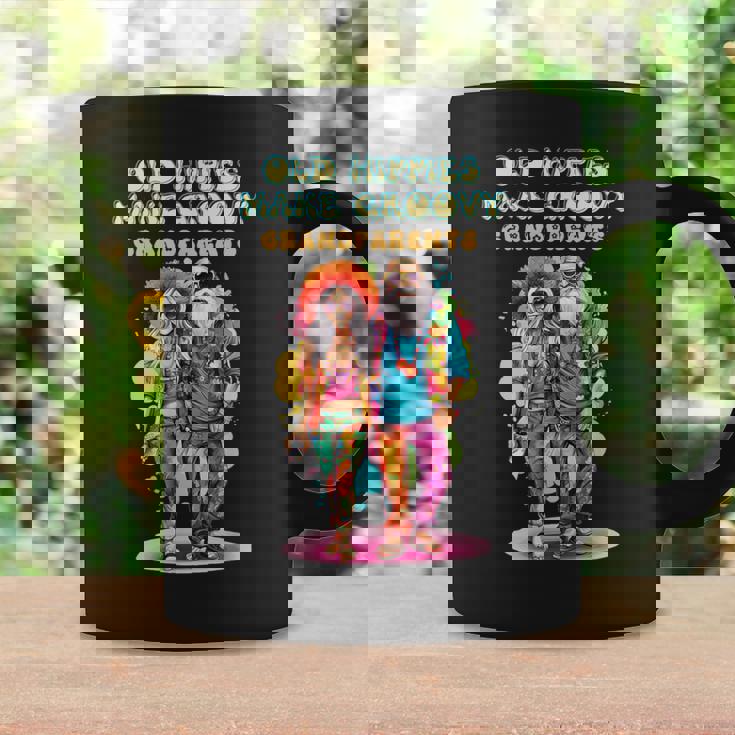 年老いたヒッピーがグルーヴィーな祖父母を作る コーヒーマグ ギフトのアイデア