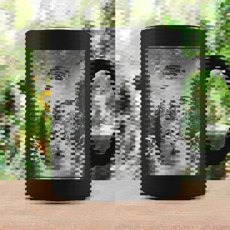 怖い猫 エイリアン Ufo 宇宙愛好家 面白い コーヒーマグ ギフトのアイデア