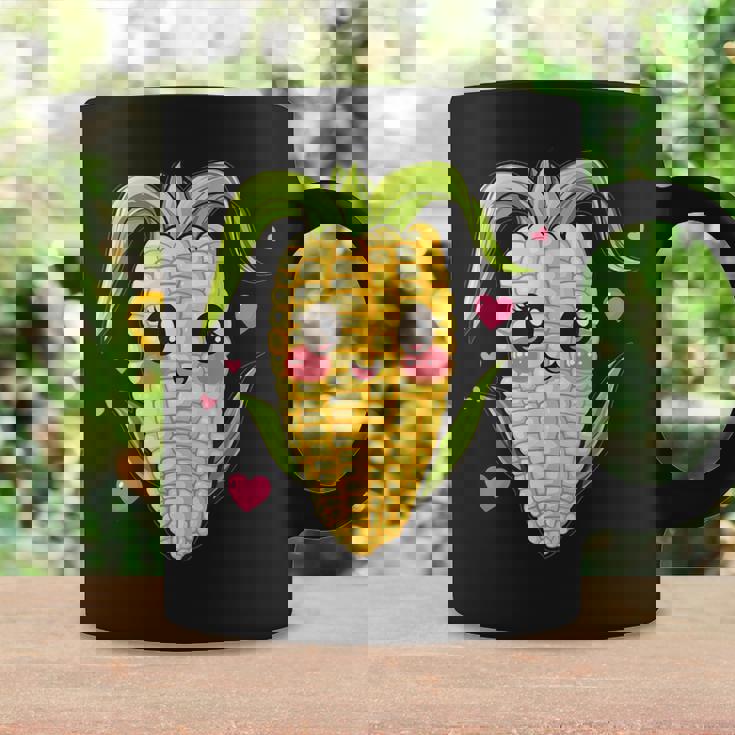 愛らしいかわいいコーンのハート付き。 コーヒーマグ ギフトのアイデア