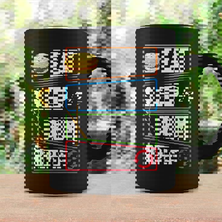 打楽器 ドラム 音楽 ドラマー ミュージシャン プレイヤー コーヒーマグ ギフトのアイデア