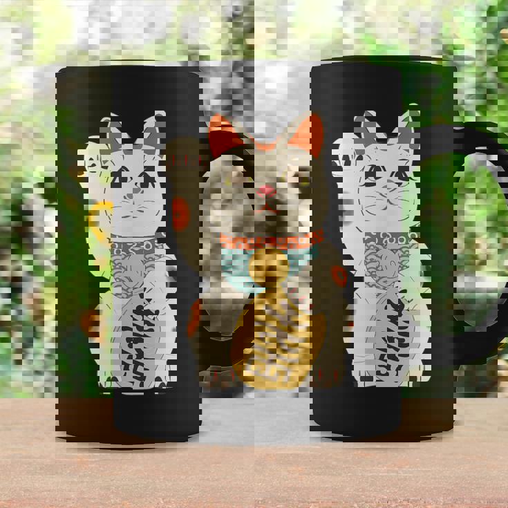 招き猫 日本の招き猫まねき猫日本の幸運猫 コーヒーマグ ギフトのアイデア